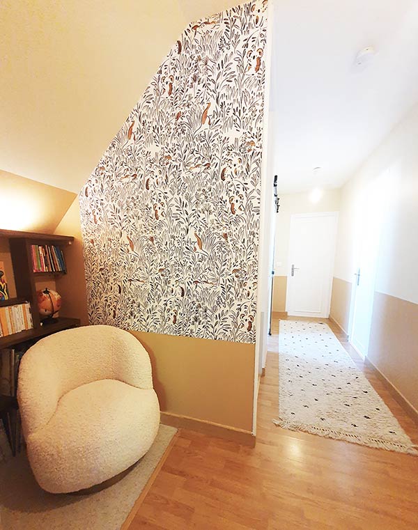 espace ouvert dans un couloir