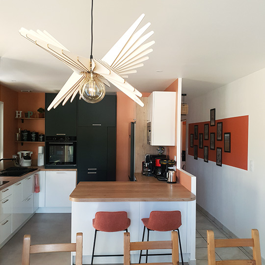 cuisine ouverte après travaux renovation