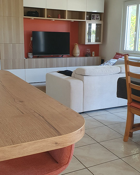 rénovation salon séjour ouvert