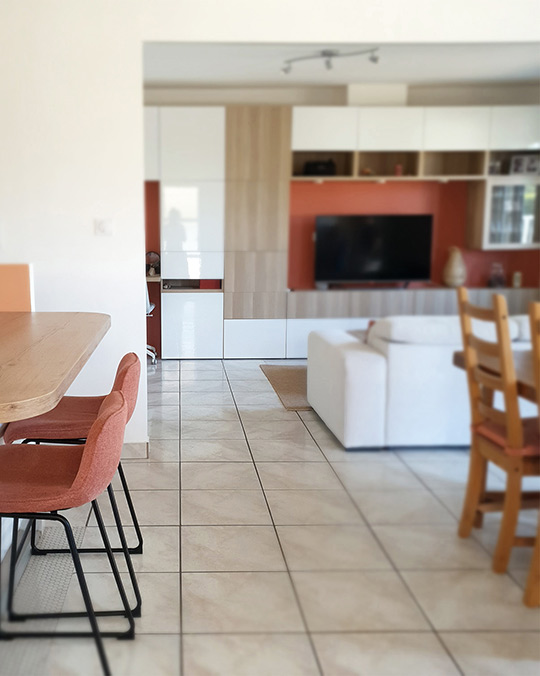 séjour après rénovation